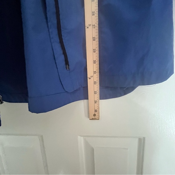 Fila Sport Jacket Windbreaker Rain With Hood Blue Size M - Picture 9 of 13